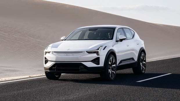 2024 Polestar 3 avant 3/4 statique sable