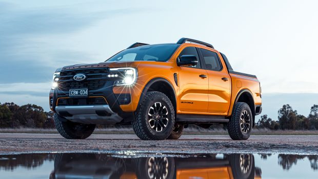 Ford Ranger Wildtrak X 2023 arrière 3/4 fermeture d'eau