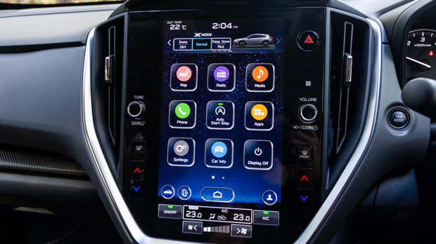 Écran Subaru Crosstrek 2.0S 2023