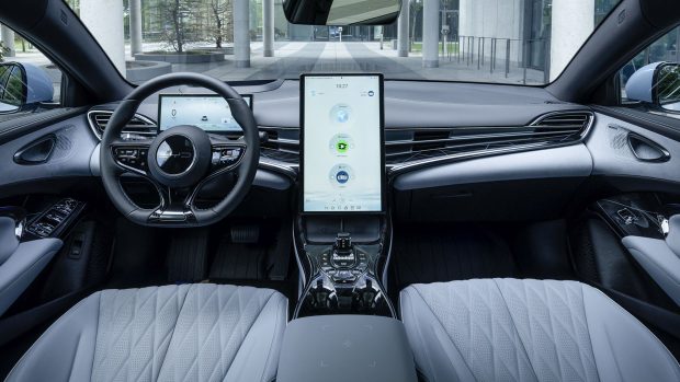 Vue intérieure d'un sceau BYD 2024