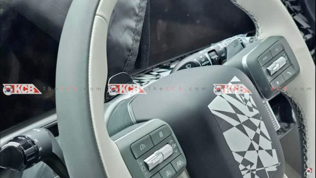 Fuite du volant et de la console centrale de la Hyundai Ioniq 7 publiée par Korean Car Blog