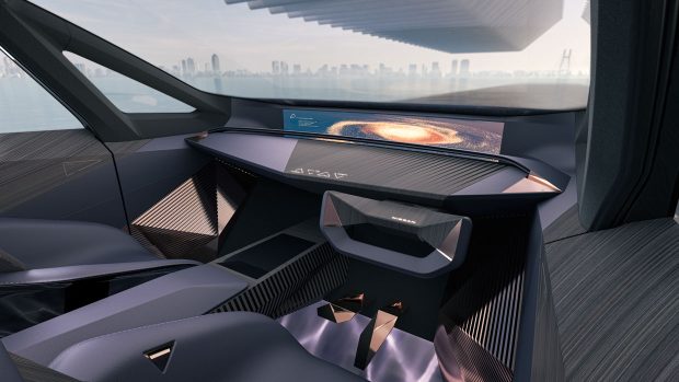 Tableau de bord intérieur du Nissan Hyper Tourer Concept 2023