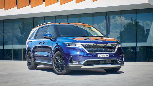 Partie avant du Kia Carnival Platine 2021