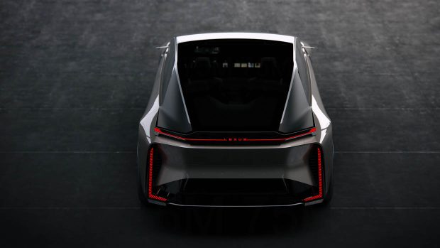 Lexus LF ZC électrique BEV concept 2024 arrière 2