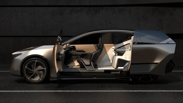 Lexus LF ZL électrique BEV concept 2024 porte latérale ouverte