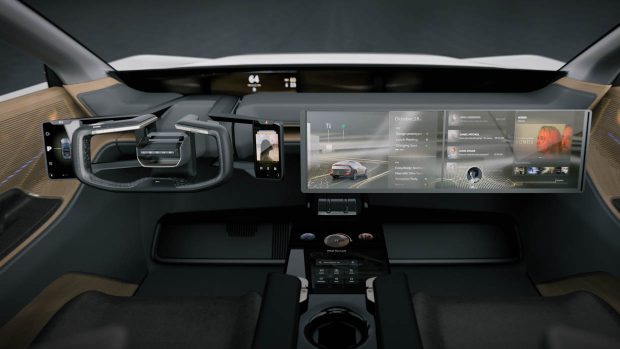 Lexus LF ZL électrique BEV concept 2024 intérieur large