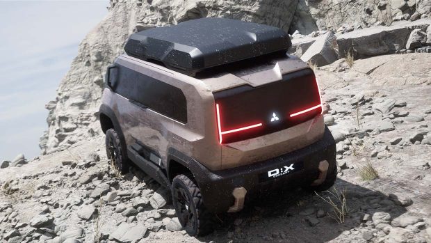 Mitsubishi DX Concept 2026 arrière 3/4