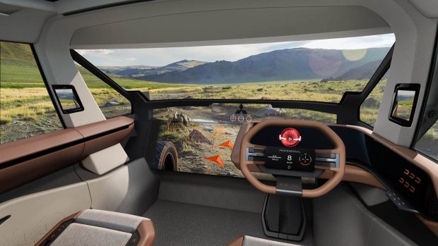 Intérieur du Mitsubishi DX Concept 2026