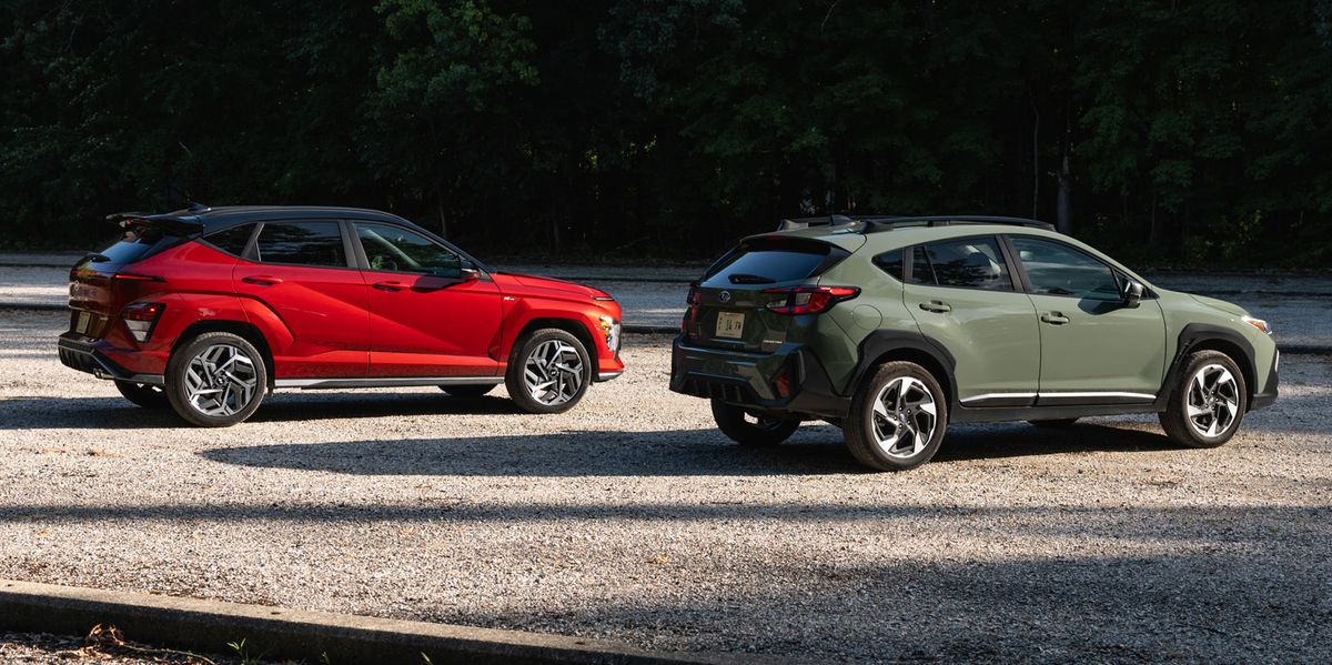 Hyundai Kona 2024 vs Subaru Crosstrek 2024 : la mission compte