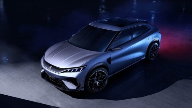 2023 BYD Song L ev angle 3/4 avant