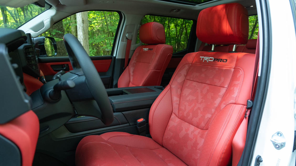 Sièges avant intérieurs Toyota Tundra TRD 2023