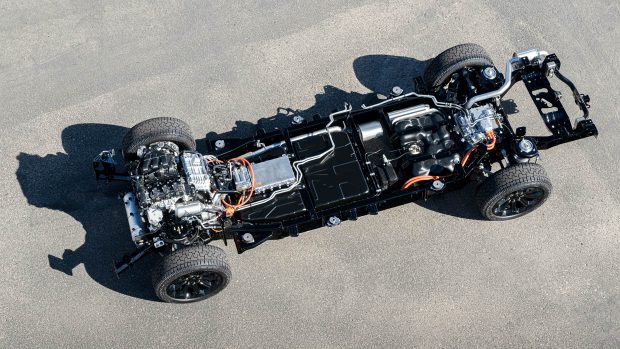 Châssis et groupe motopropulseur du Ram 1500 Ramcharger 2025