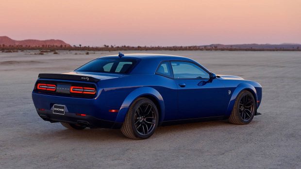 Dodge Challenger SRT Hellcat 3/4 arrière 2020
