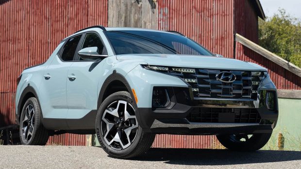 Hyundai Santa Cruz avant 3/4 statique 2022