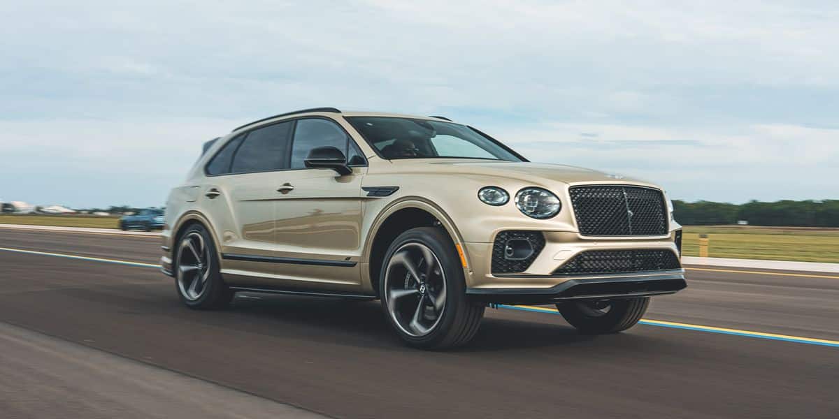 Bentley Bentayga S au test de vitesse de 0 à 150 à 0 MPH 2023