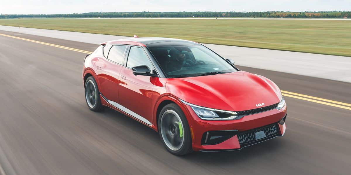 Kia EV6 GT AWD au test de vitesse de 0 à 150 à 0 MPH 2023