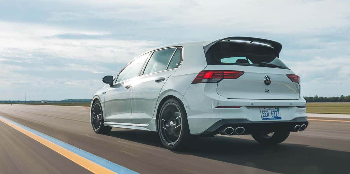 Volkswagen Golf R au test de vitesse de 0 à 150 à 0 MPH 2023