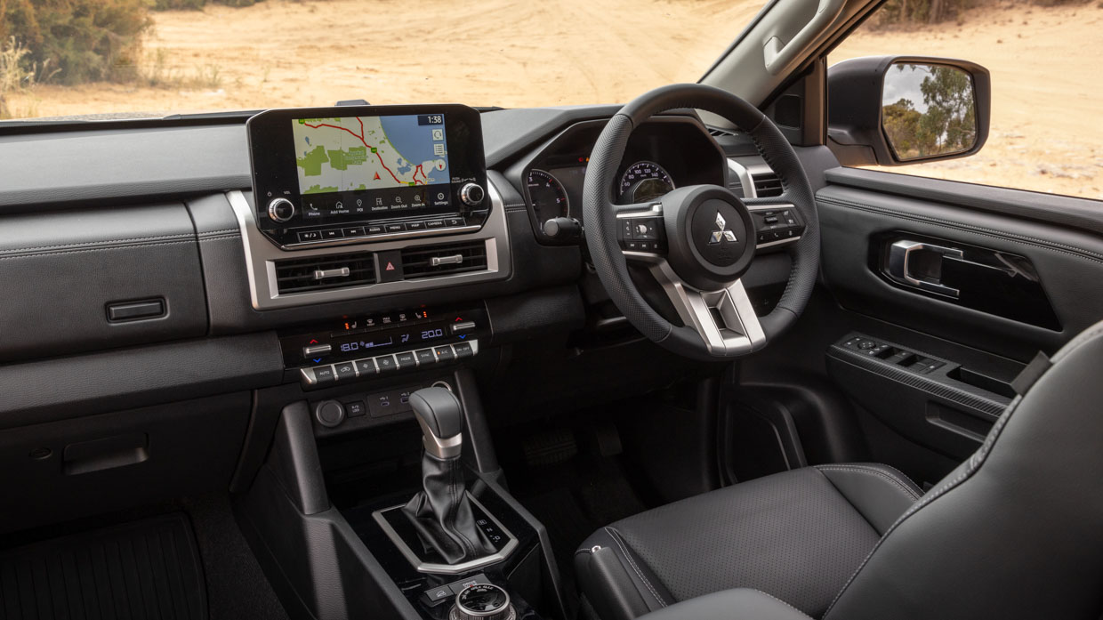 Intérieur du prototype Mitsubishi Triton 2024