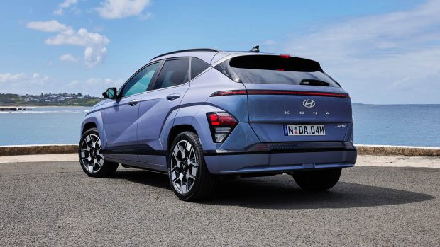 Hyundai Kona Électrique Premium 2024 arrière 3/4