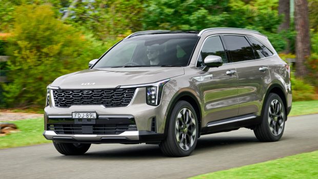 Kia Sorento PE 2024 facelift avant 3/4 prise de vue 2