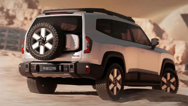 Changan Deepal SUV arrière 3/4 tir de sable