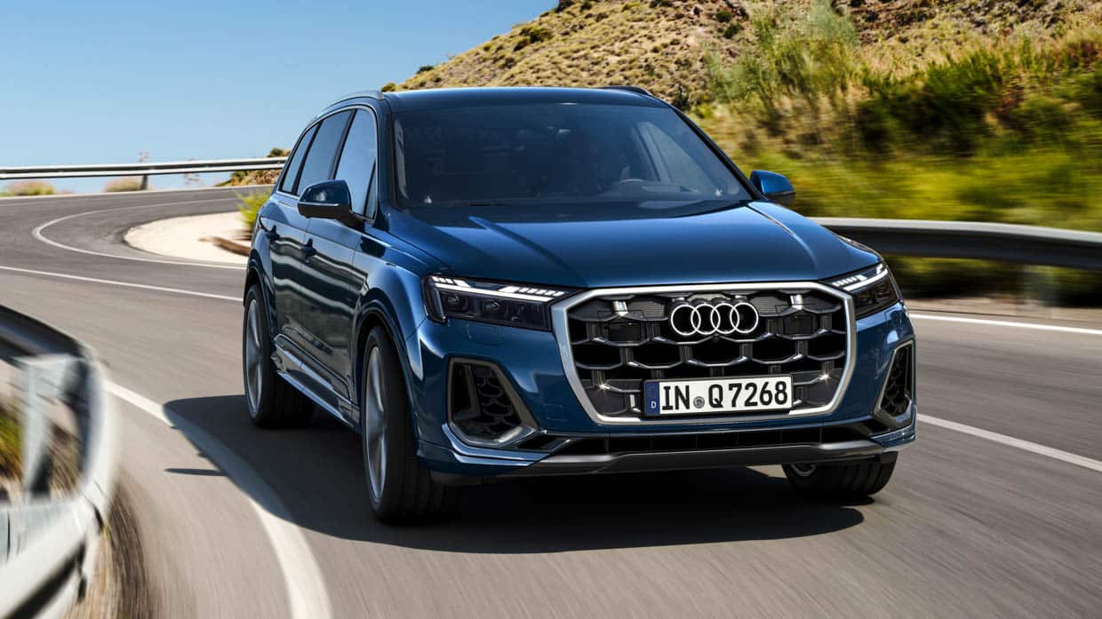 Audi Q7 2024 : design révisé et plus de fonctionnalités annoncées, le SQ7 conserve le V8 essence