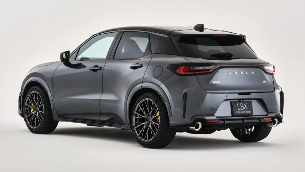 Lexus LBX Morizo RR arrière 3/4