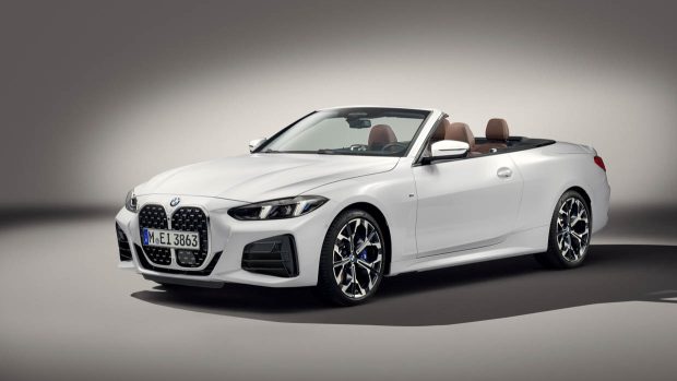 2024 BMW Série 4 430i cabriolet avant 3/4 statique studio