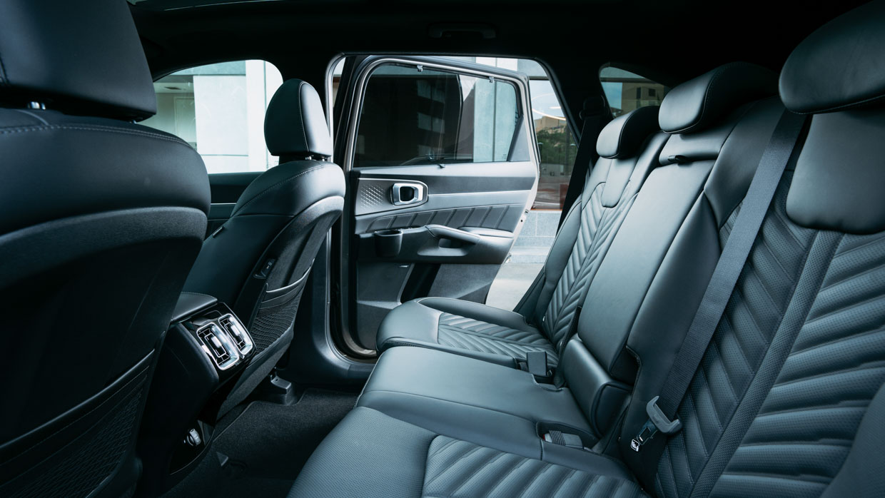 Kia Sorento GT-Line diesel 2024 banquette arrière intérieure