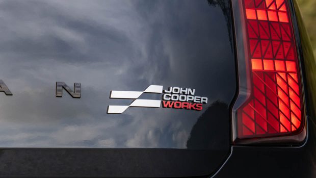 Insigne arrière du Mini Countryman JCW 2024