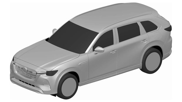 Mazda CX-80 2024 : des images divulguées présentent un aperçu du nouveau SUV à trois rangées