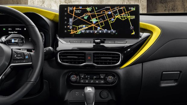 Écran tactile intérieur du Nissan Juke 2024