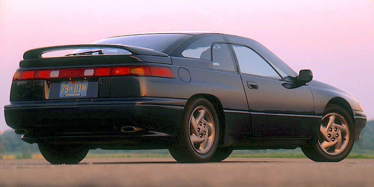 Essai routier d'archives de la Subaru SVX 1992 : choc et crainte