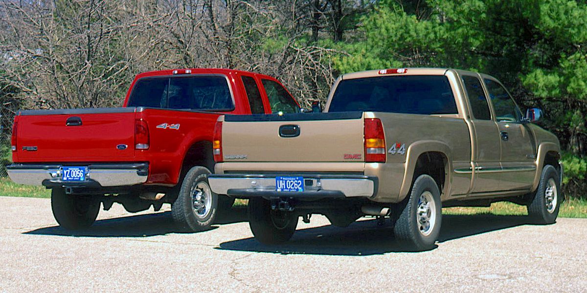 Ford F-250 SuperDuty 1999 contre GMC Sierra 2500