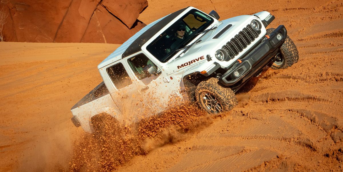 Le pick-up Jeep Gladiator Mojave 2024 continue de rouler