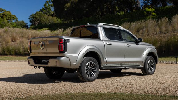 2024 GWM Cannon Alpha ute arrière 3/4 statique