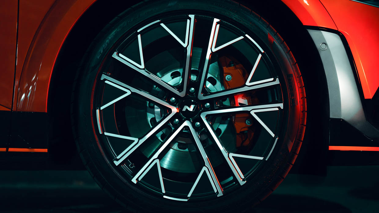 Conception des jantes en alliage de la Hyundai Ioniq 5 N 2024