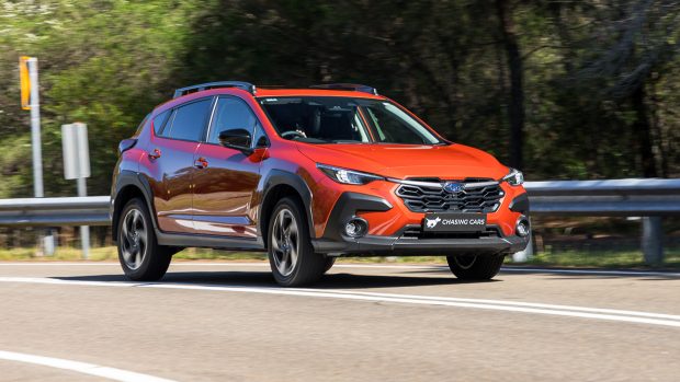 Coup de conduite en virage du Subaru Crosstrek 2.0S 2023 à long terme