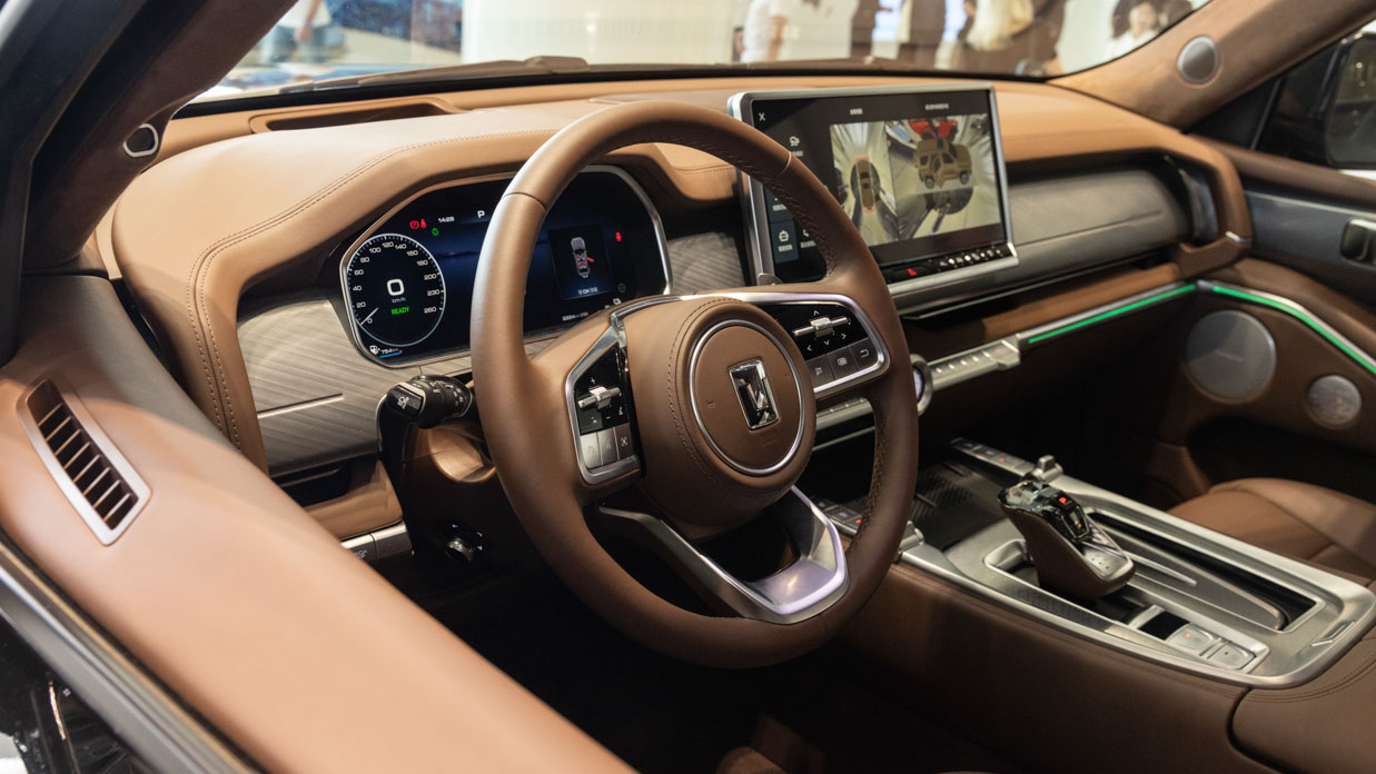 Intérieur du réservoir GWM 700 2024