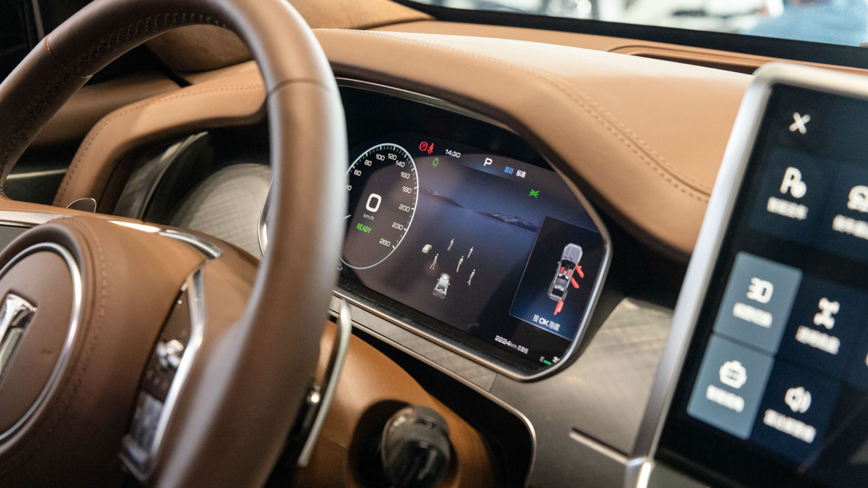 Tableau de bord numérique GWM Tank 700 2024