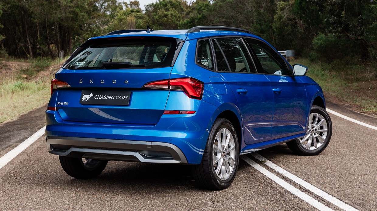 Skoda Kamiq 85TSI Runout 2024 arrière 3/4