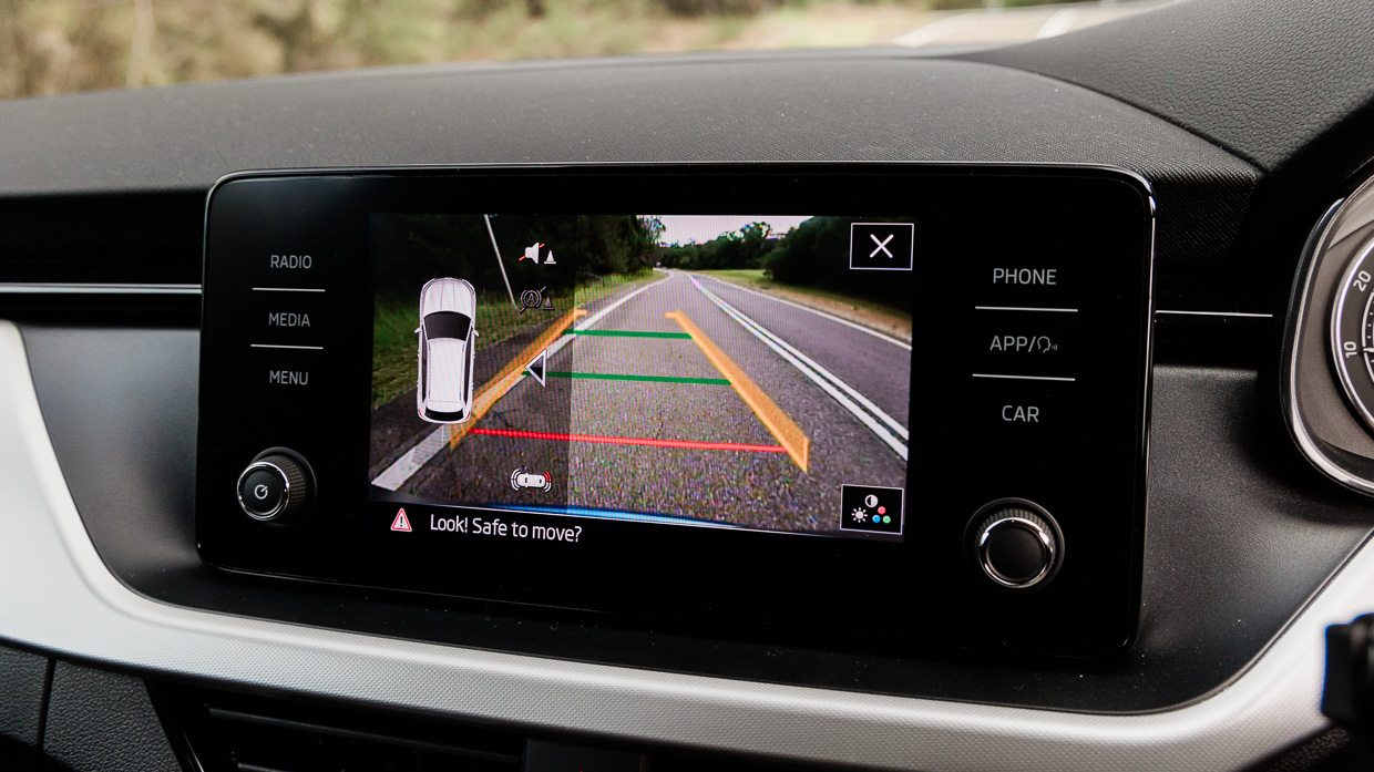 Skoda Kamiq 85TSI Runout 2024 écran tactile