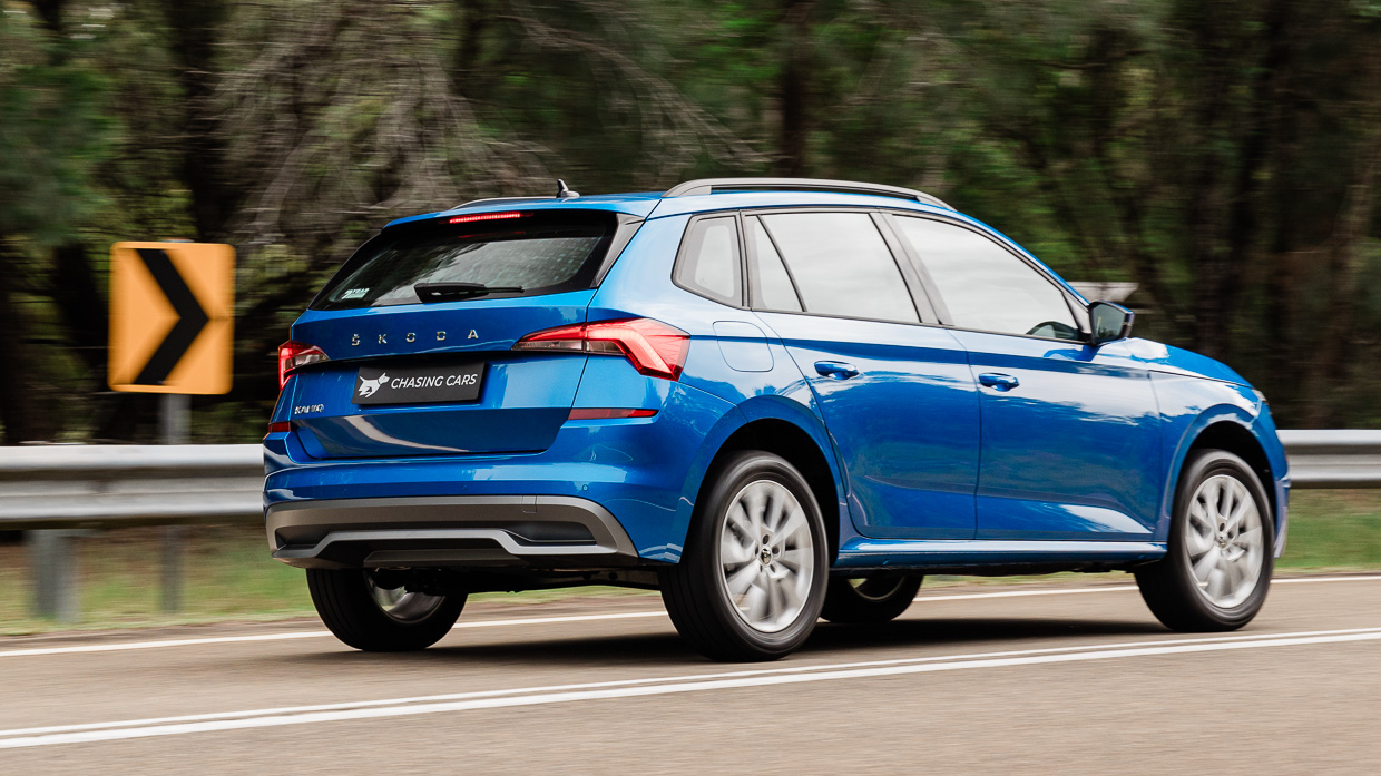 Skoda Kamiq 85TSI Runout 2024 conduite arrière