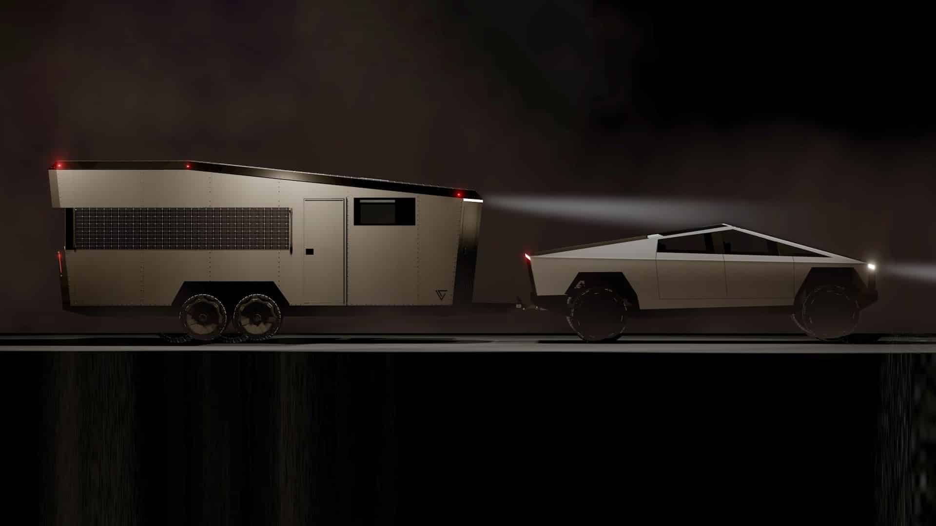 2025 Living Vehicle CyberTrailer 2024 Tesla Cybertruck 1