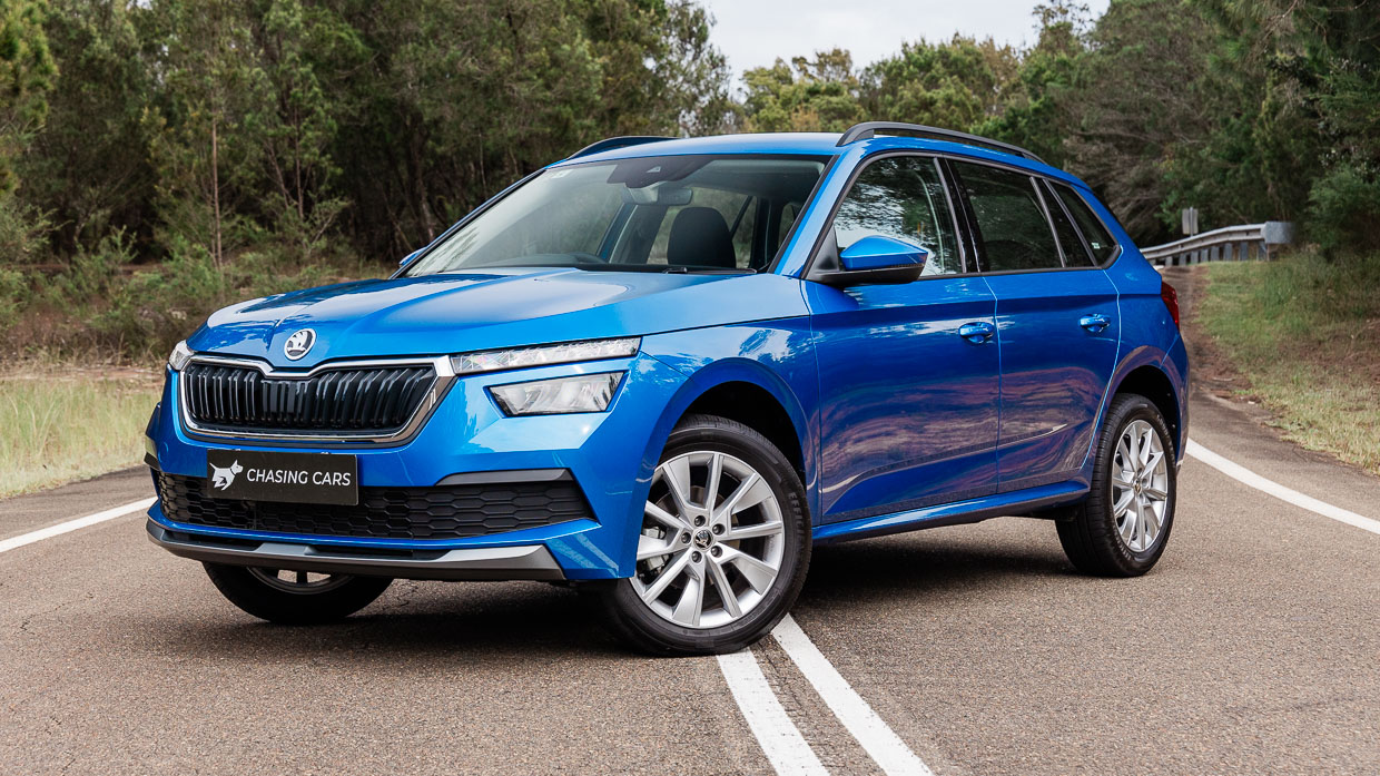 Skoda Kamiq 85TSI Runout 2024 front 3/4