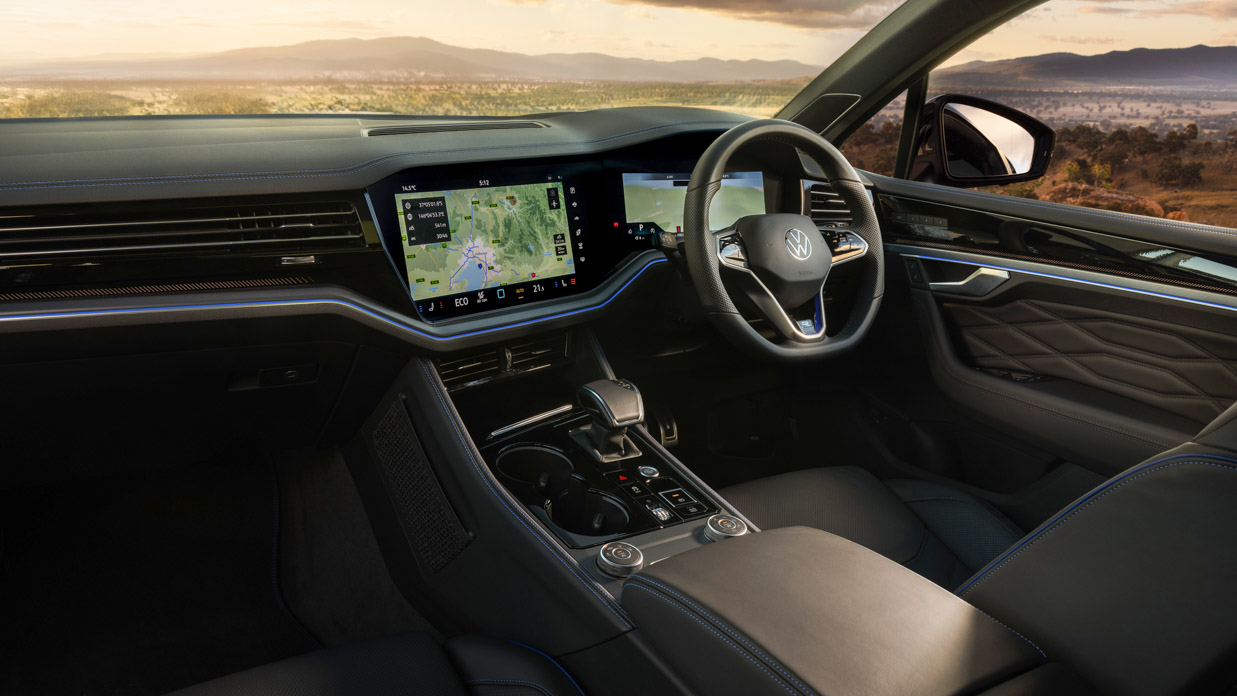 Intérieur du Volkswagen Touareg R 2024