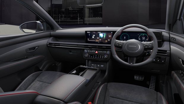 Intérieur du pack Hyundai Tucson N-Line 2025