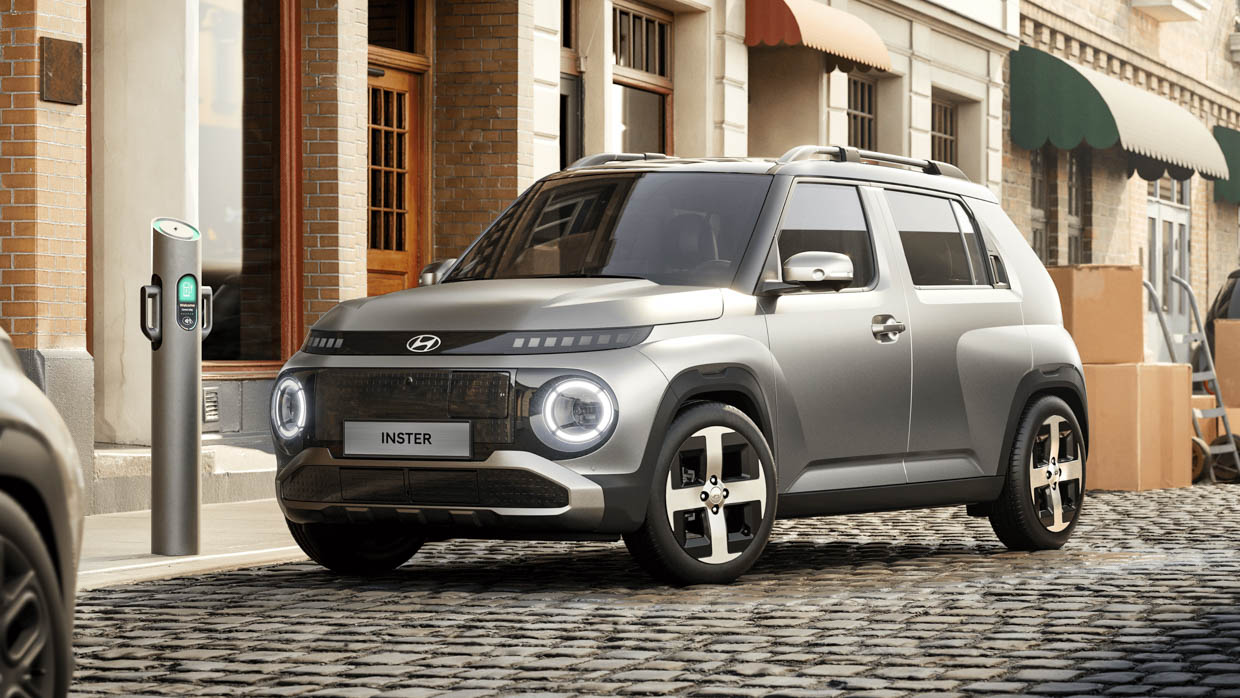 Hyundai dévoile son petit SUV électrique Inster, qui arrivera en Australie en 2025