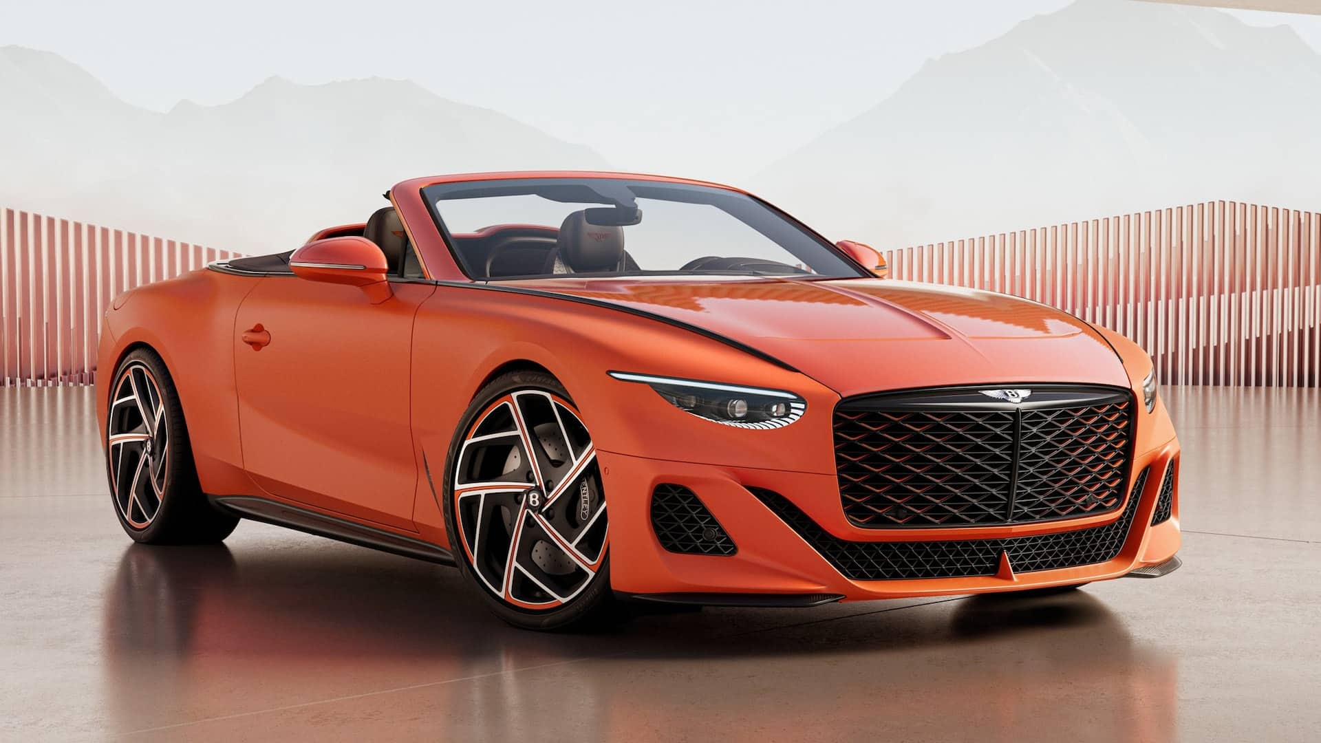 Bentley Batur Convertible Mulliner Coachbuild Engineering Car 0 6