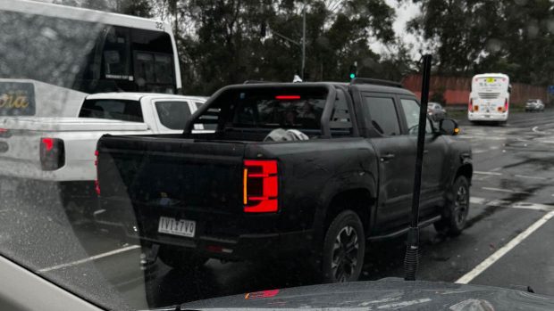 Un utilitaire BYD Shark 2025 repéré à Melbourne